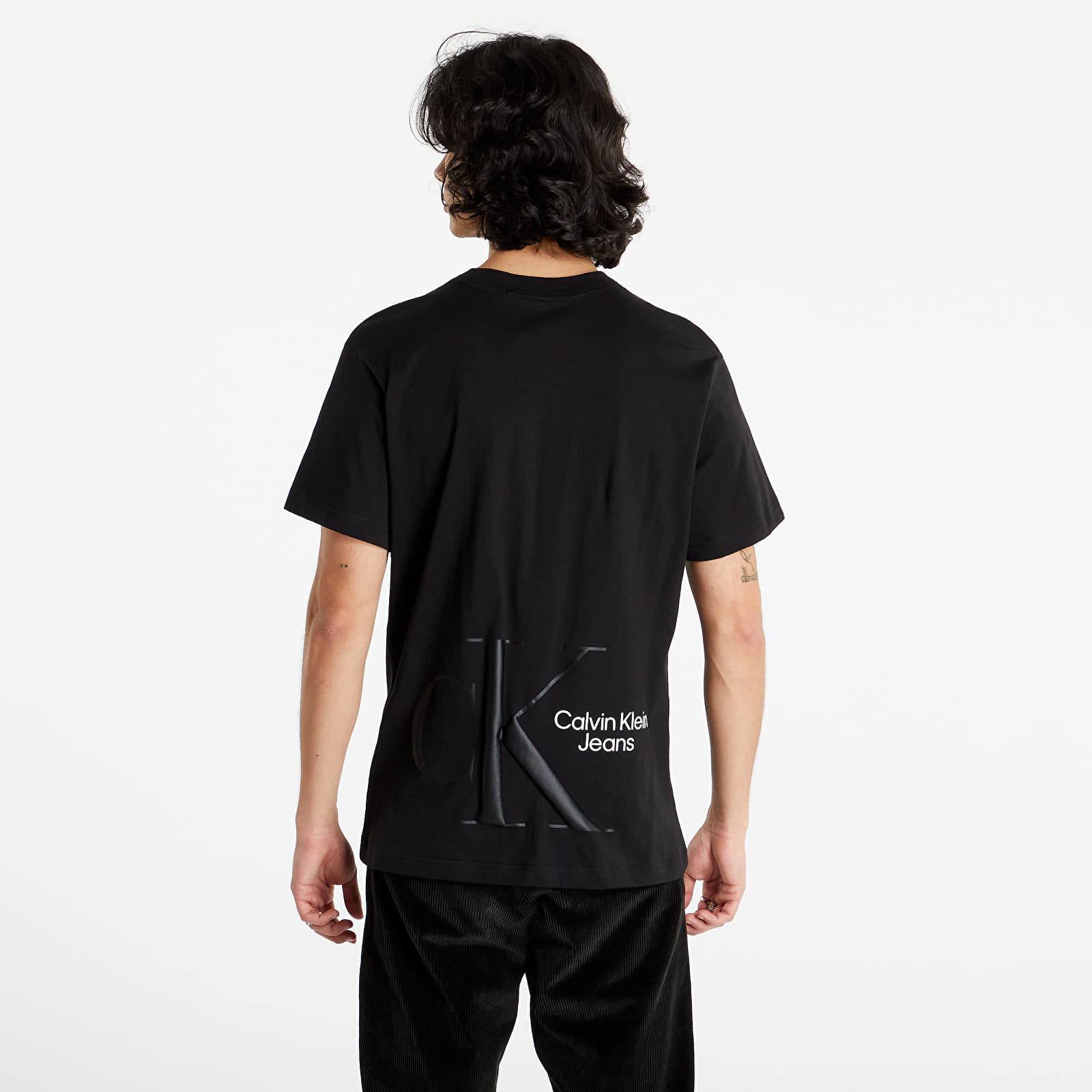 Μπλούζες Calvin Klein Jeans Dynamic Ck Back Graphic Tee Ck Black
