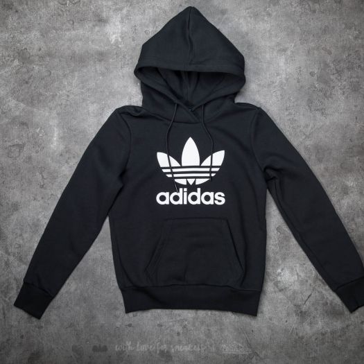 Sweatshirts adidas Trefoil Logo Hoodie Black Noir Footshop