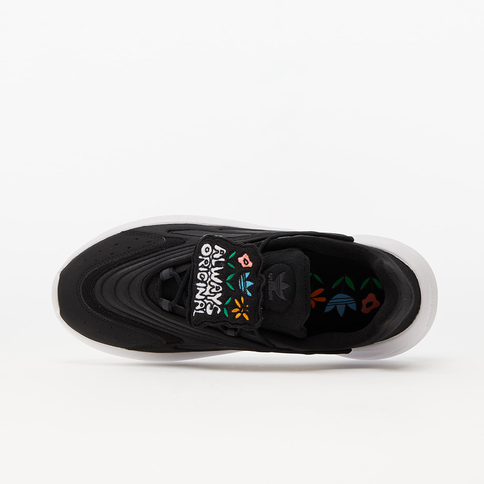 Încălțăminte și sneakerși pentru femei adidas Ozelia W Core Black/ Ftw White/ Acid Red