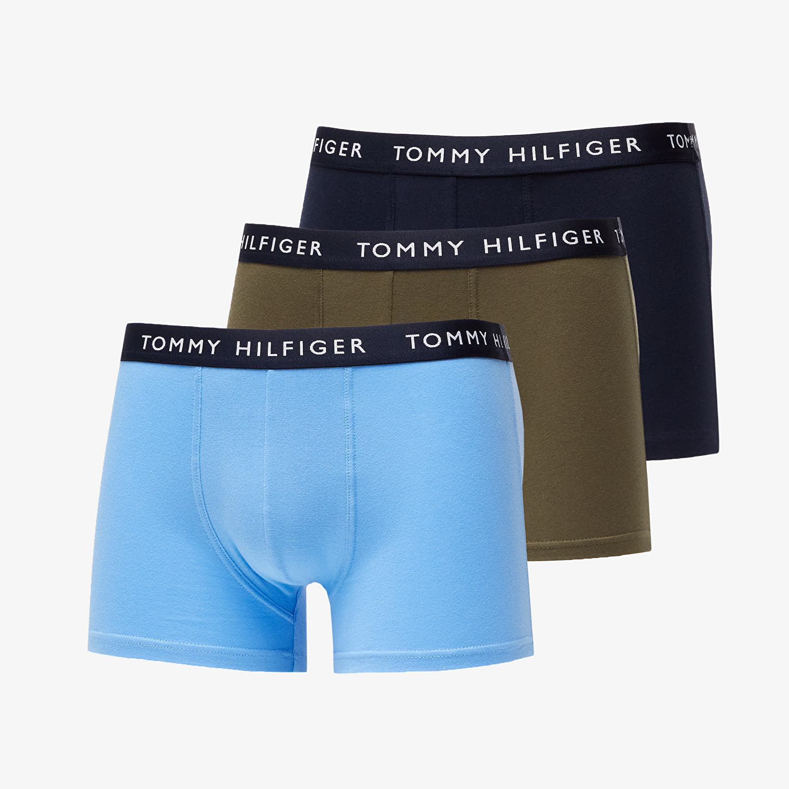 Trunks Tommy Hilfiger Recycled Essentials 3 Pack Trunks Army Green/ Hydro Blue/ Desert Sky