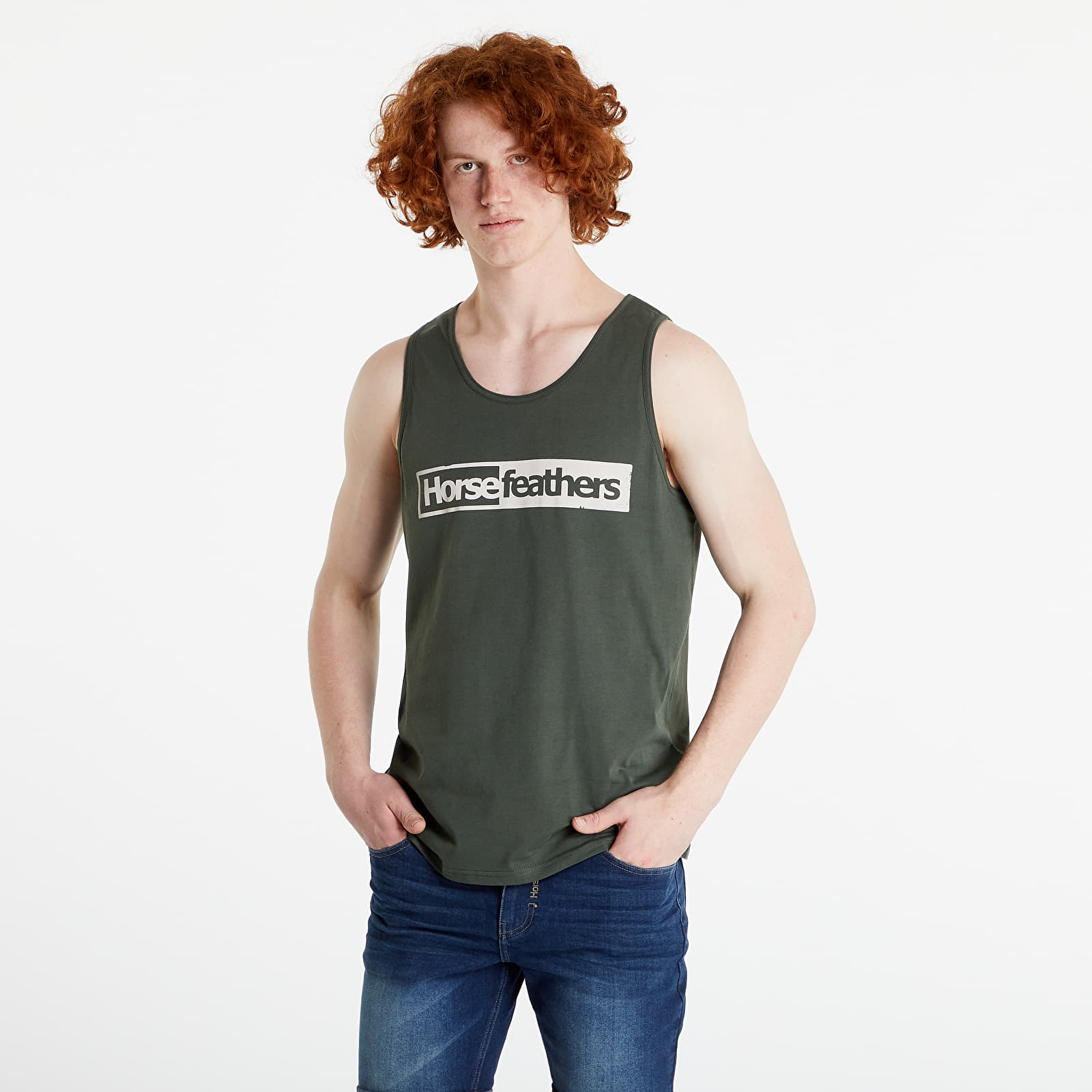 Magliette Horsefeathers Block Tank Top Grape Leaf