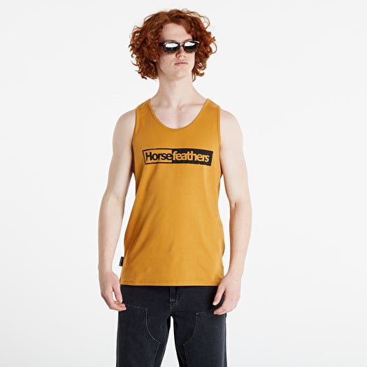 T shirts Horsefeathers Block Tank Top Spruce Yellow Footshop