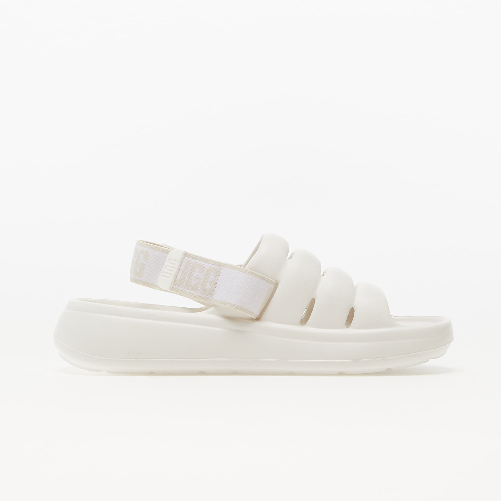 White ugg flip flops on sale