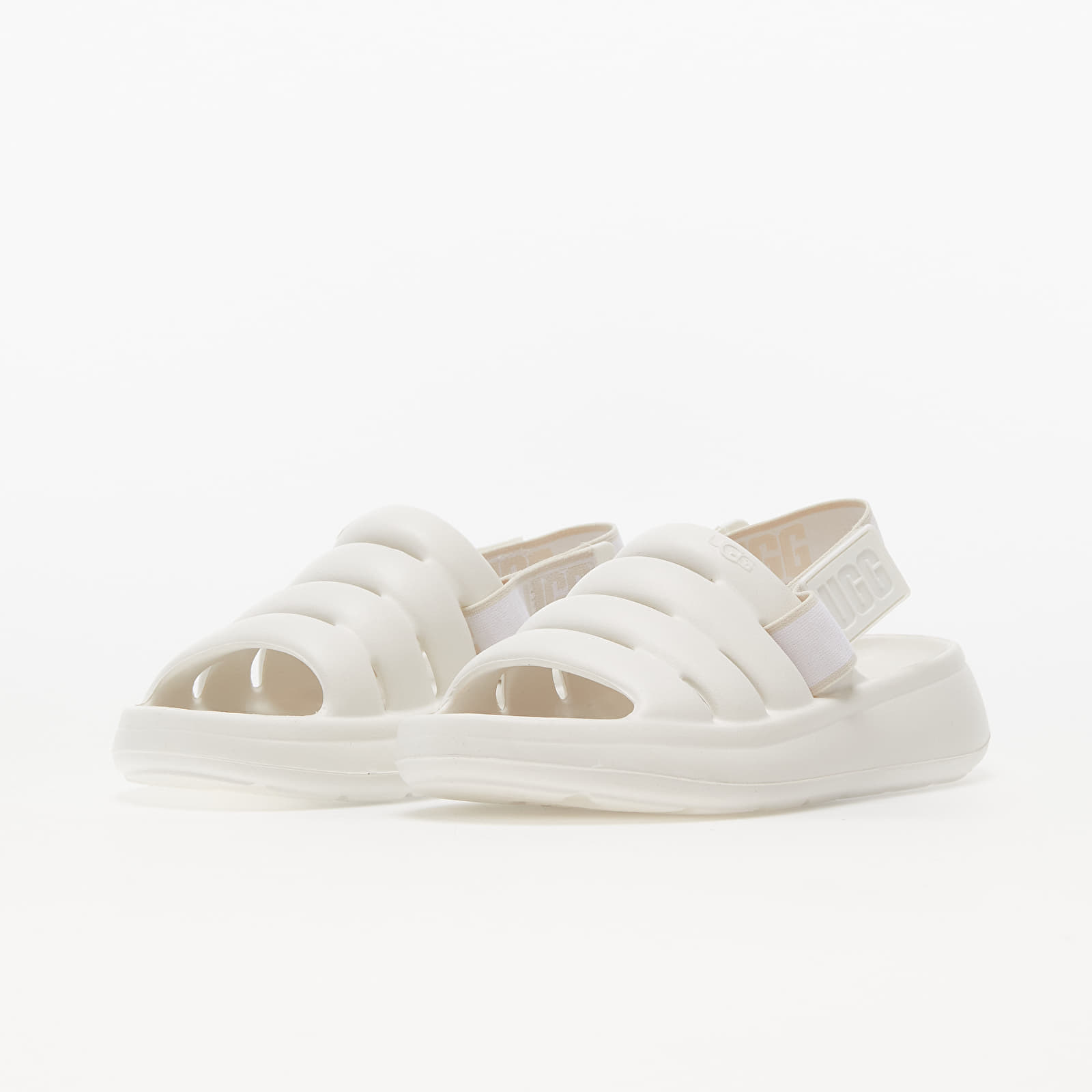 Ugg sandals white discount