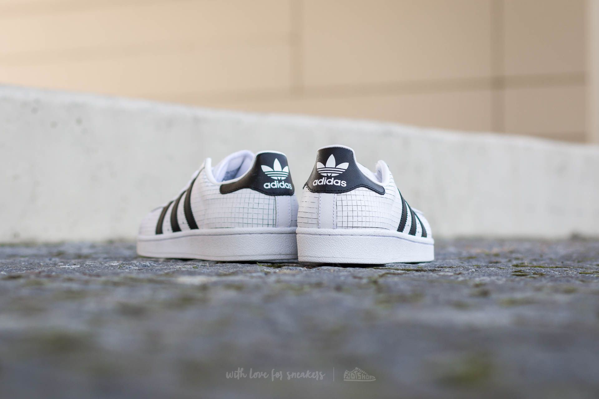 Black and white adidas superstar tumblr top