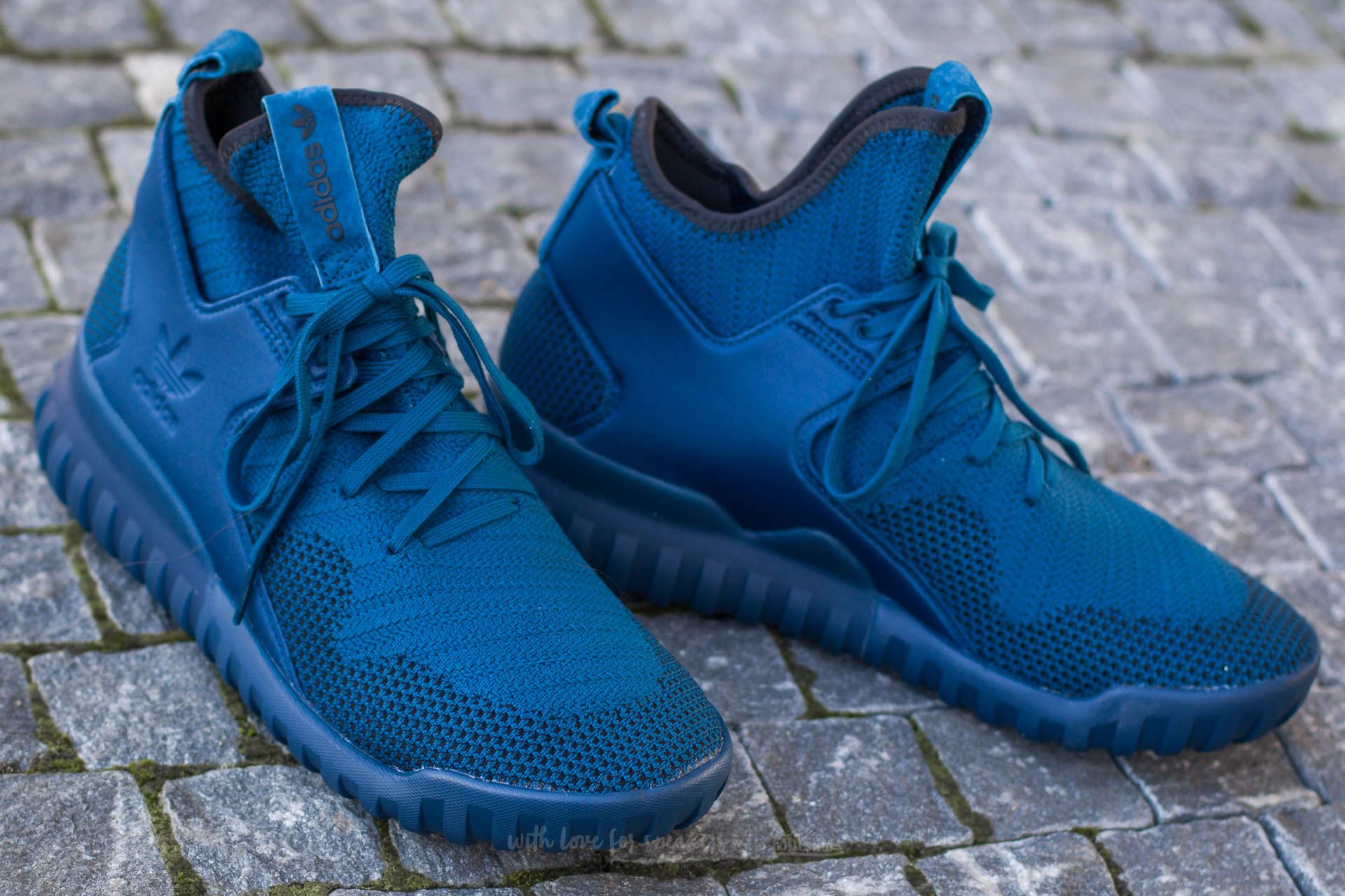 Férfi cipők adidas Tubular X Primeknit Tecste/ Tecste/ Core Black