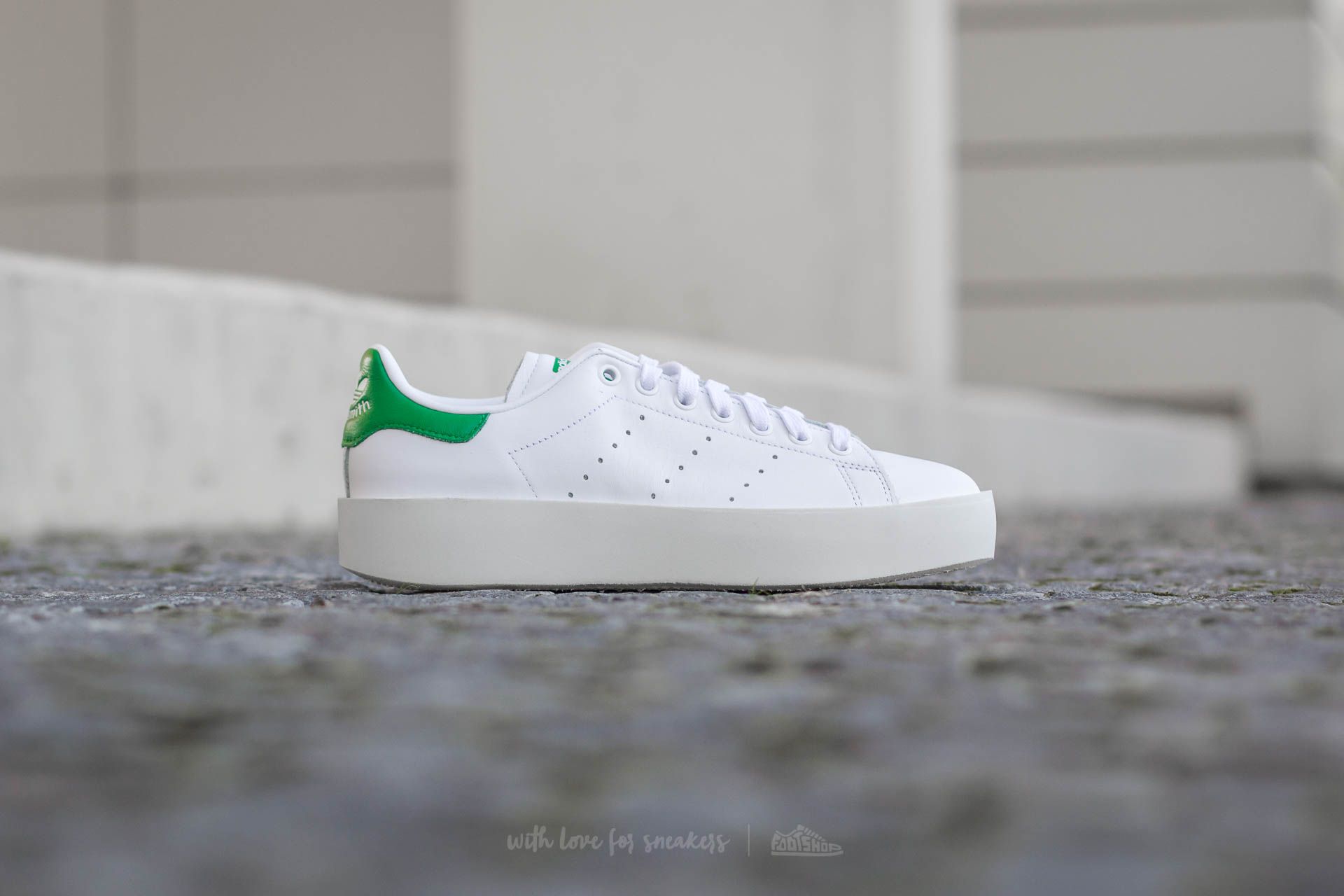 Scarpe donna adidas Stan Smith Bold W Ftw White/ Ftw White/ Green