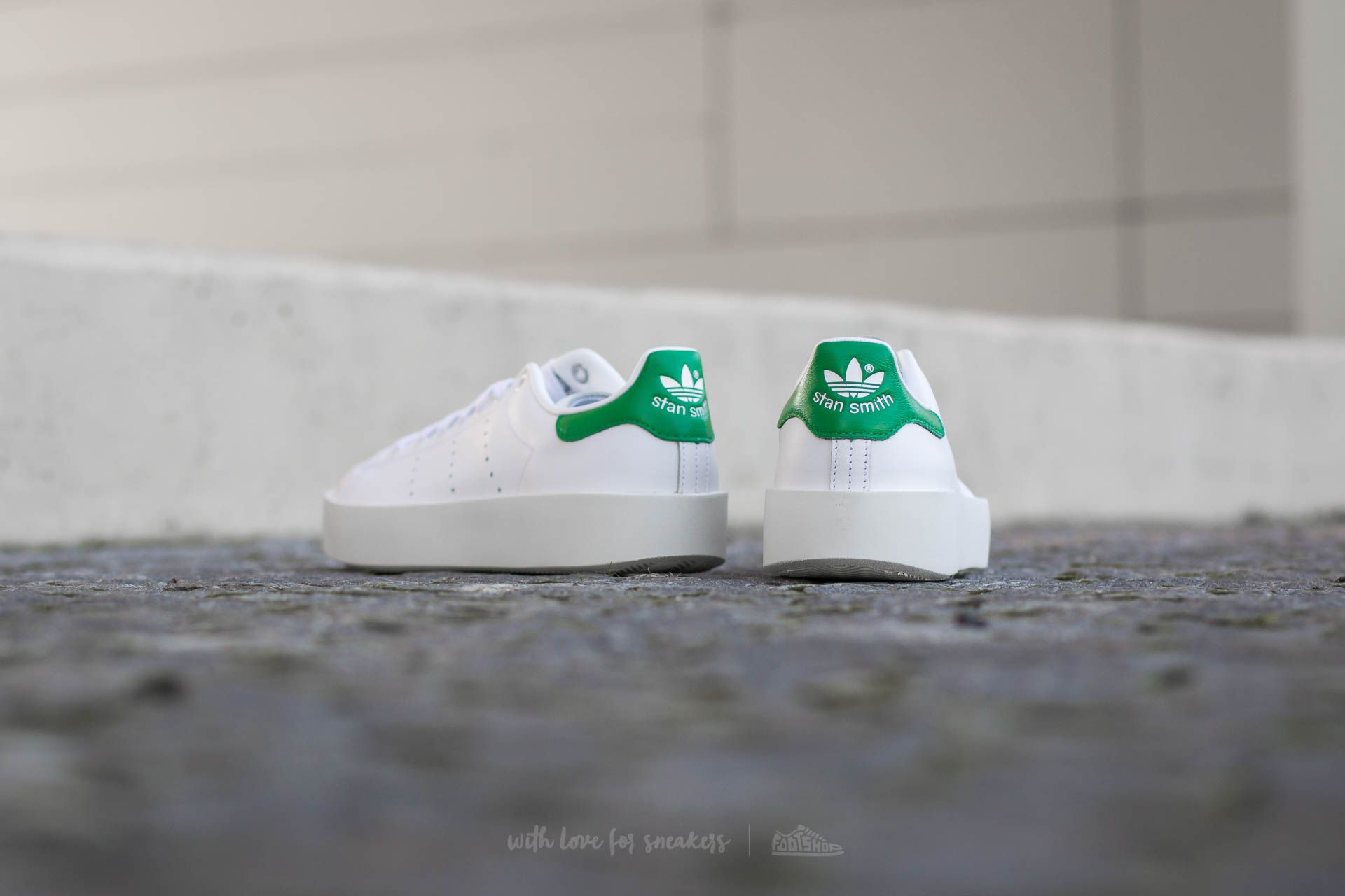 Scarpe donna adidas Stan Smith Bold W Ftw White/ Ftw White/ Green