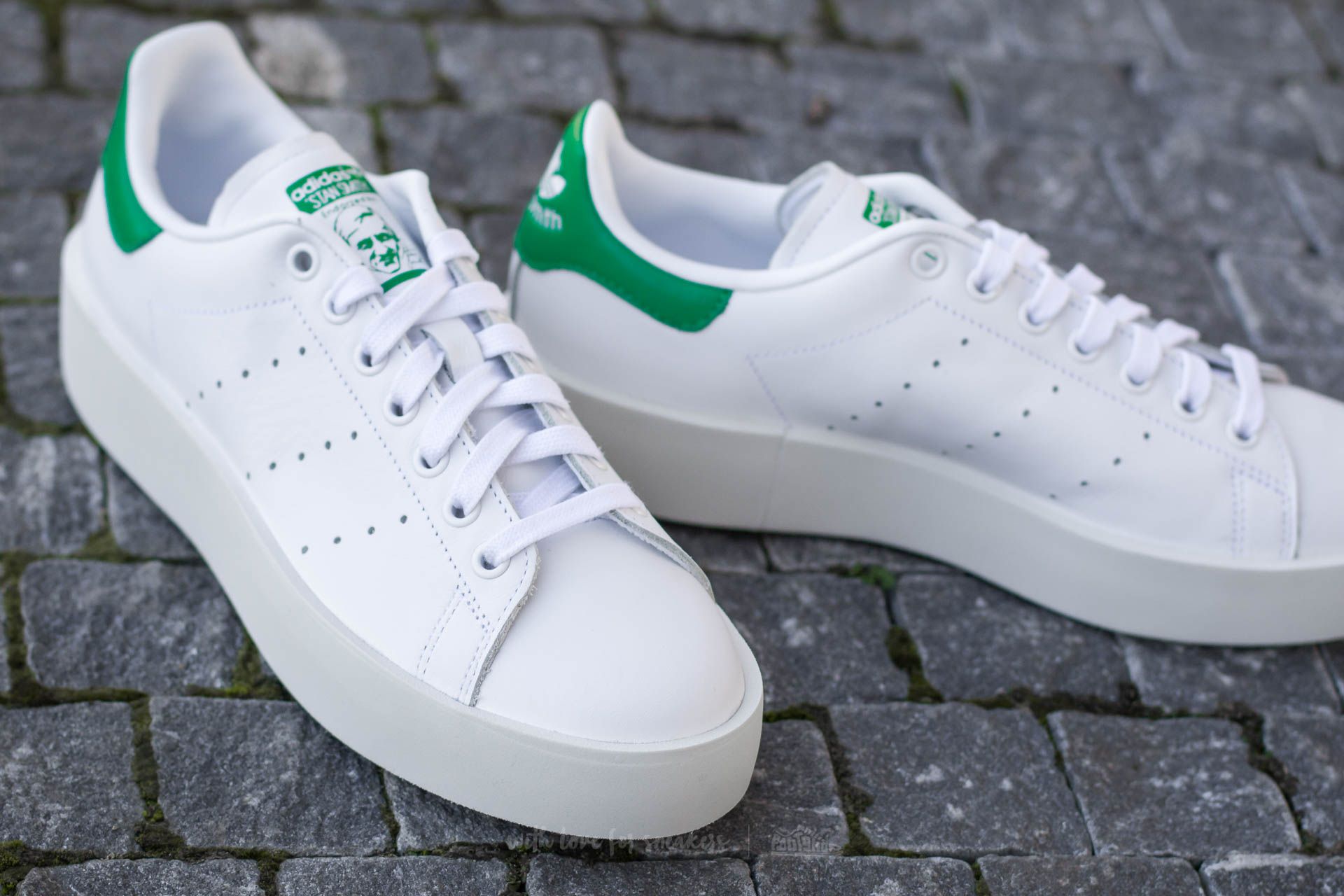 Scarpe donna adidas Stan Smith Bold W Ftw White/ Ftw White/ Green