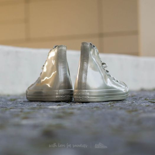 Converse chuck taylor all on sale star metallic rubber high top