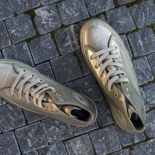 Converse chuck taylor all star bronze metallic rubber trainers 2025