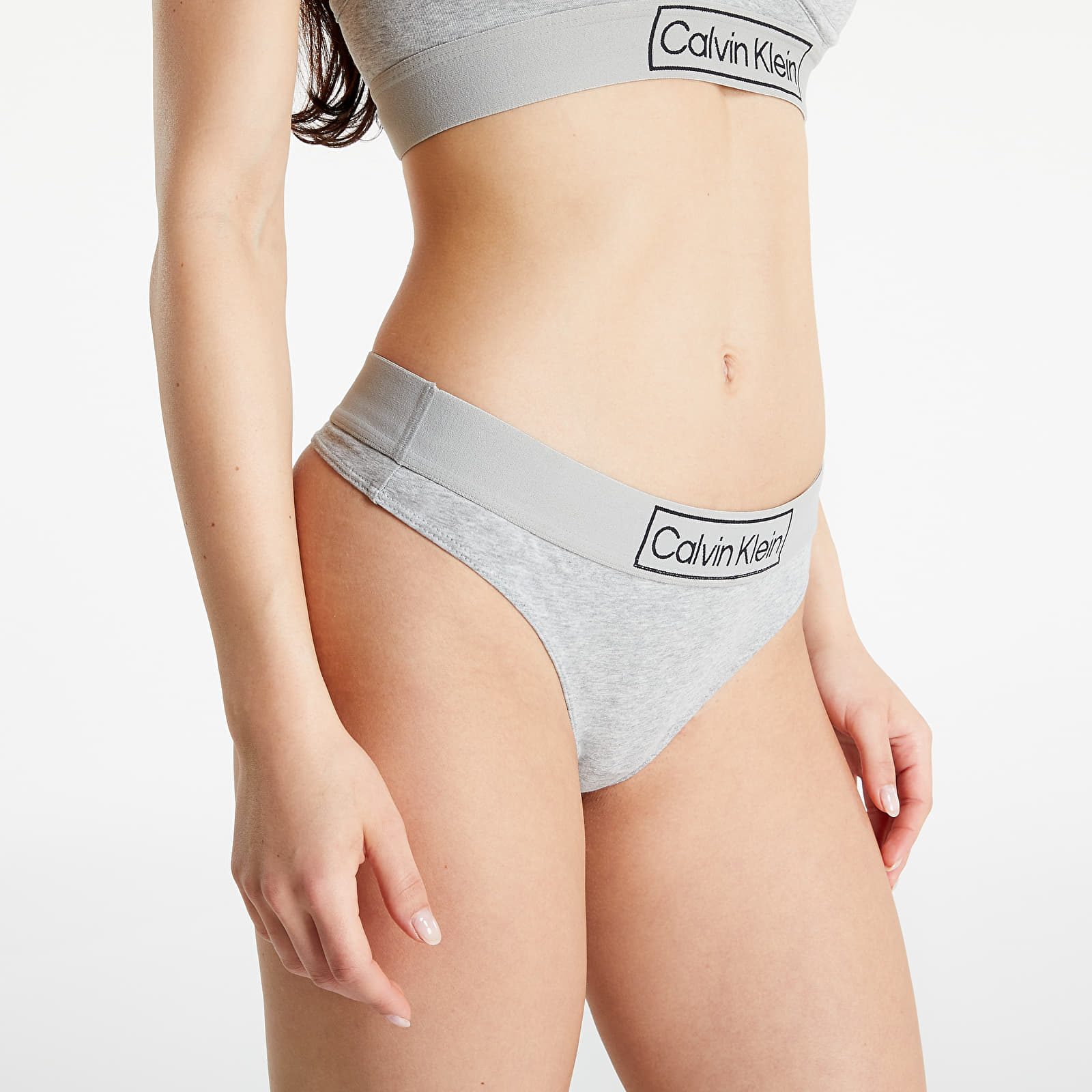 Panties Calvin Klein Reimagined Heritage Thong Grey Heather