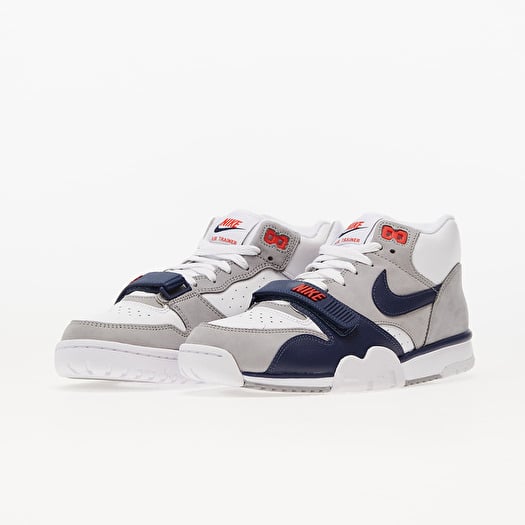 Nike Air Trainer 1 White Midnight Navy Medium Grey Footshop