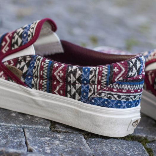 Vans blanket shop weave slip on