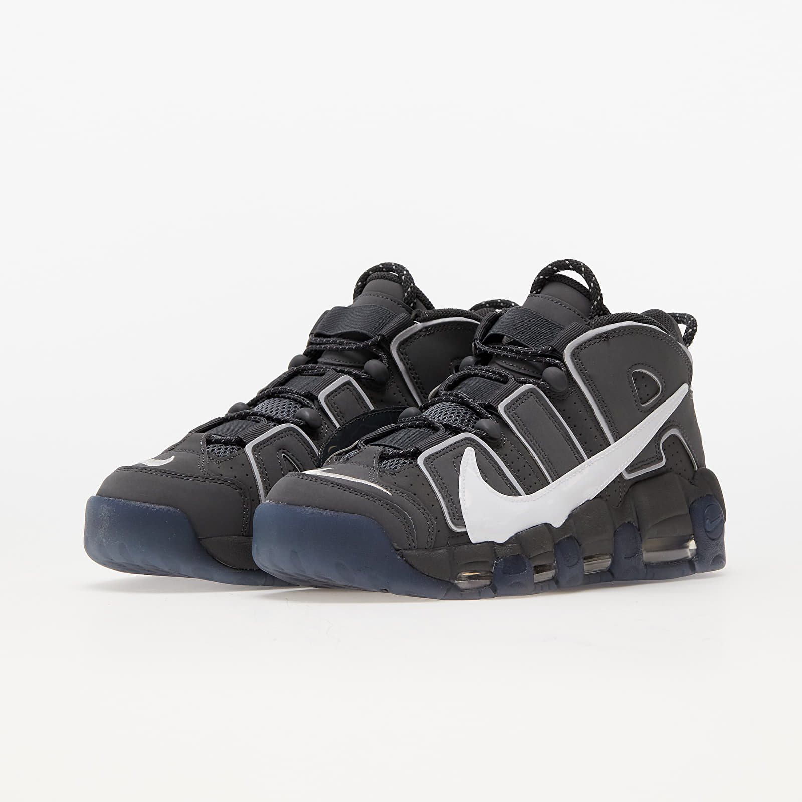 Nike uptempo 96 black grey white discount