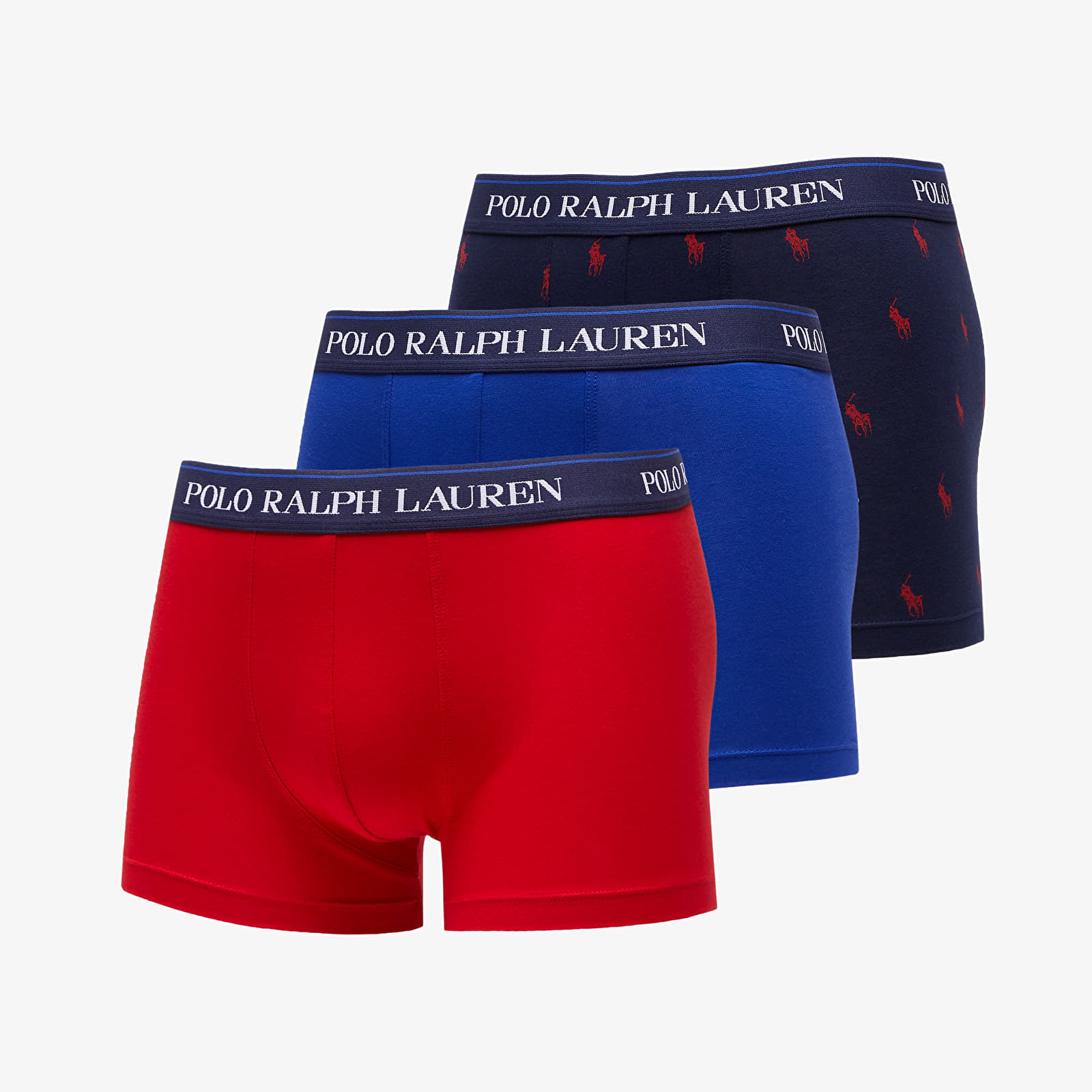 Levně Ralph Lauren Classic Trunks 3 Pack Multicolor