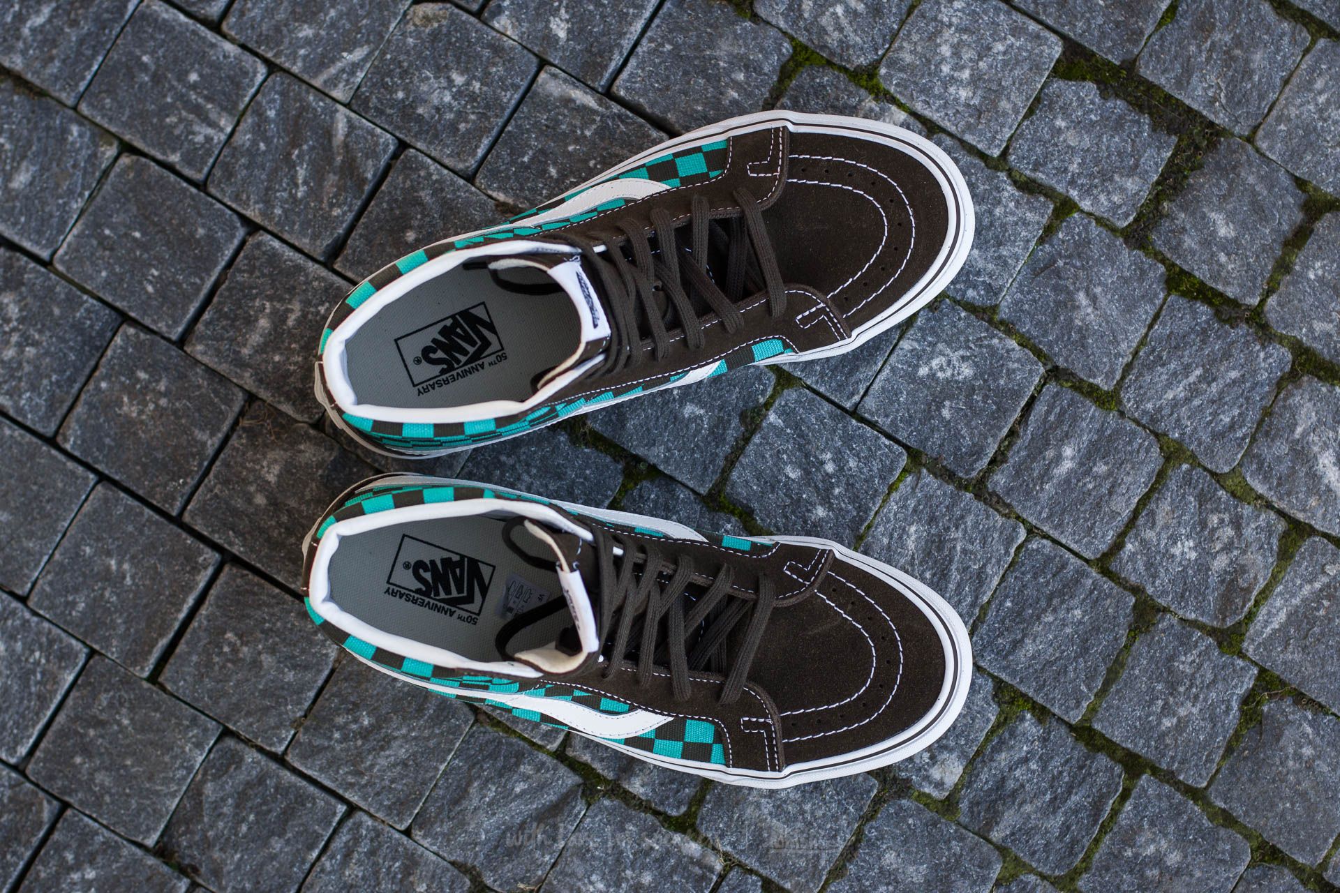Men's shoes Vans Sk8-Hi Reissue (50Th) Checkerboard/ Ceramic