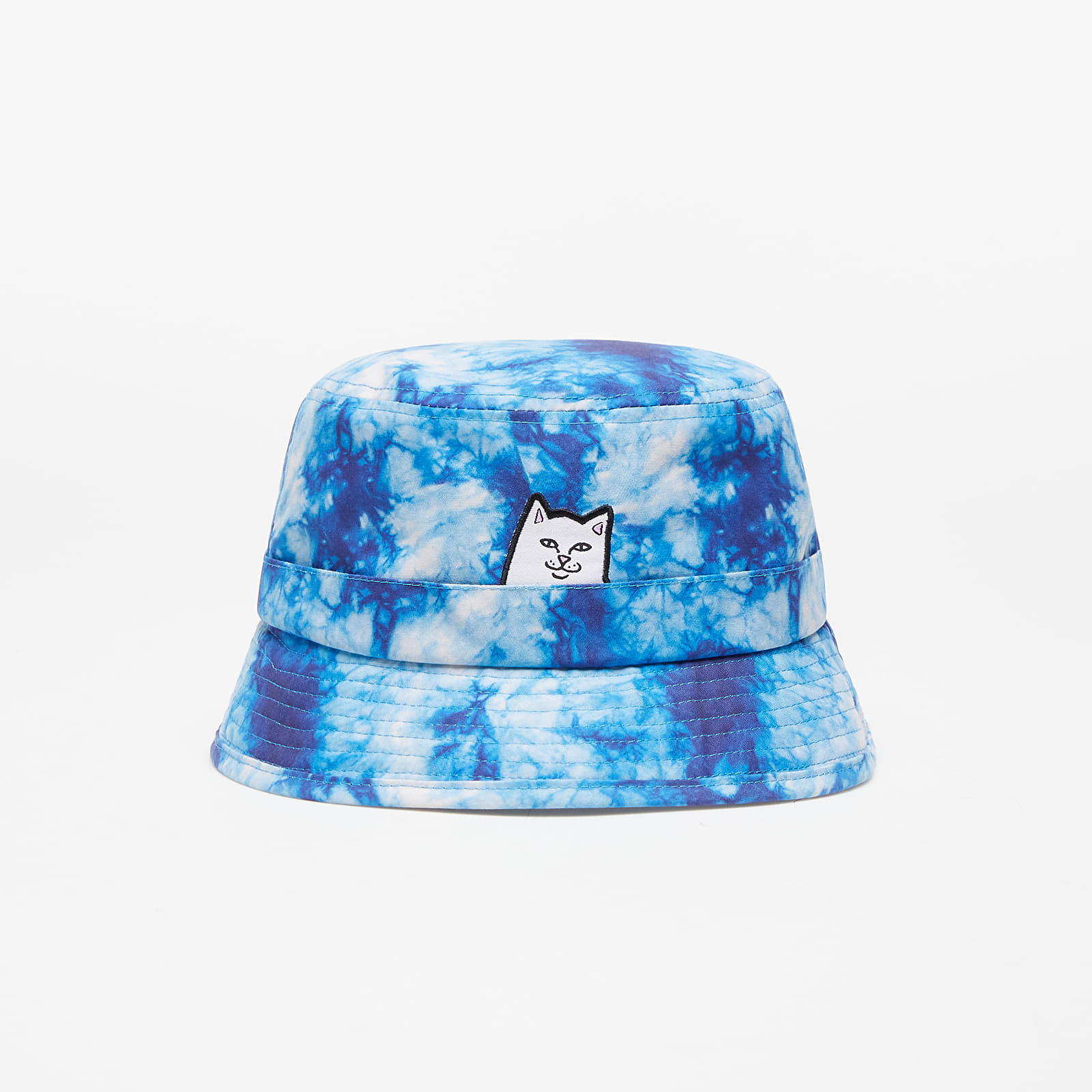 Bucket hats RIPNDIP Lord Nermal Tie Dye Bucket Hat  Blue Acid Wash