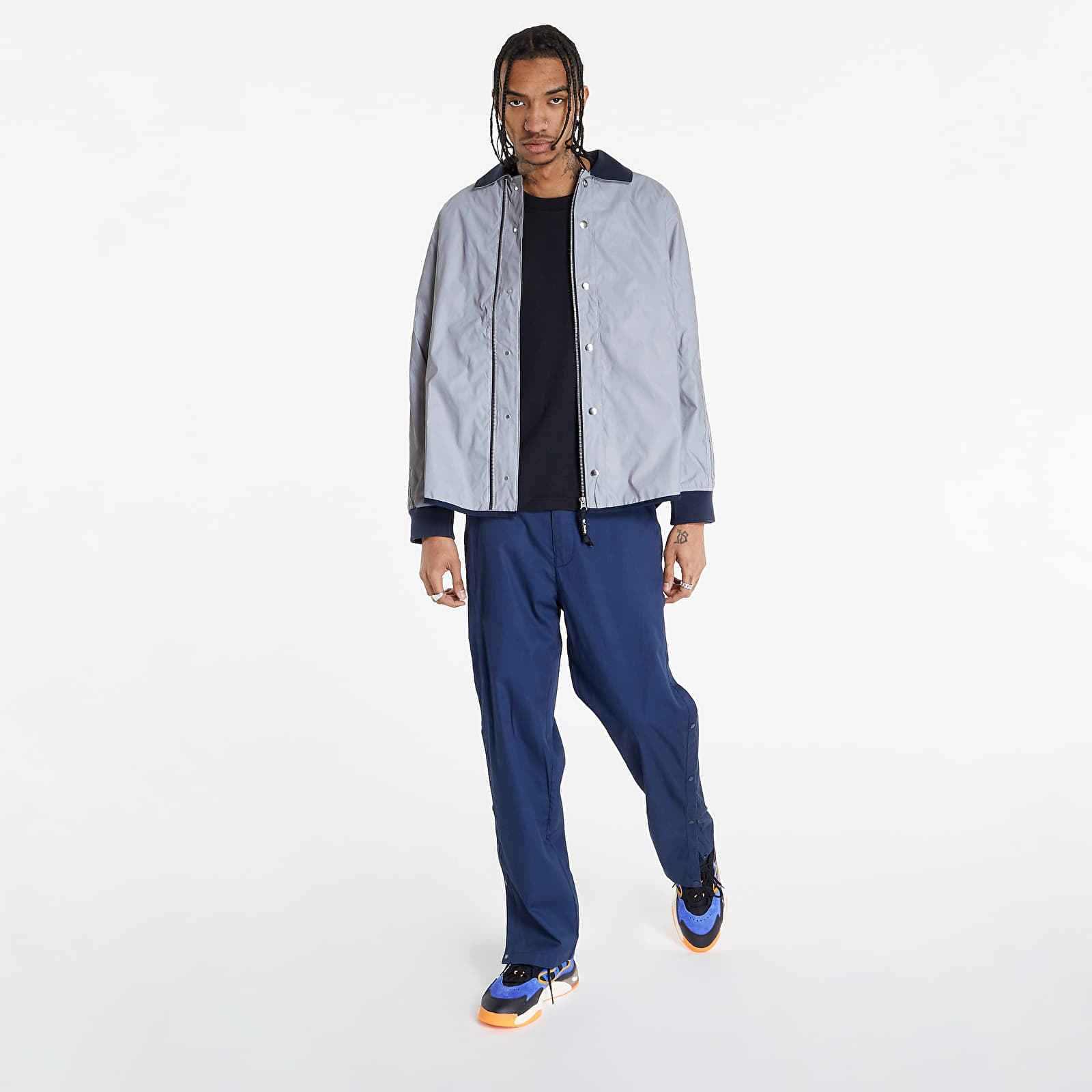 Adidas silver reflective jacket clearance