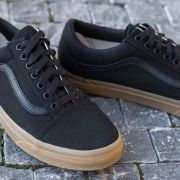 Vans old skool canvas gum on sale