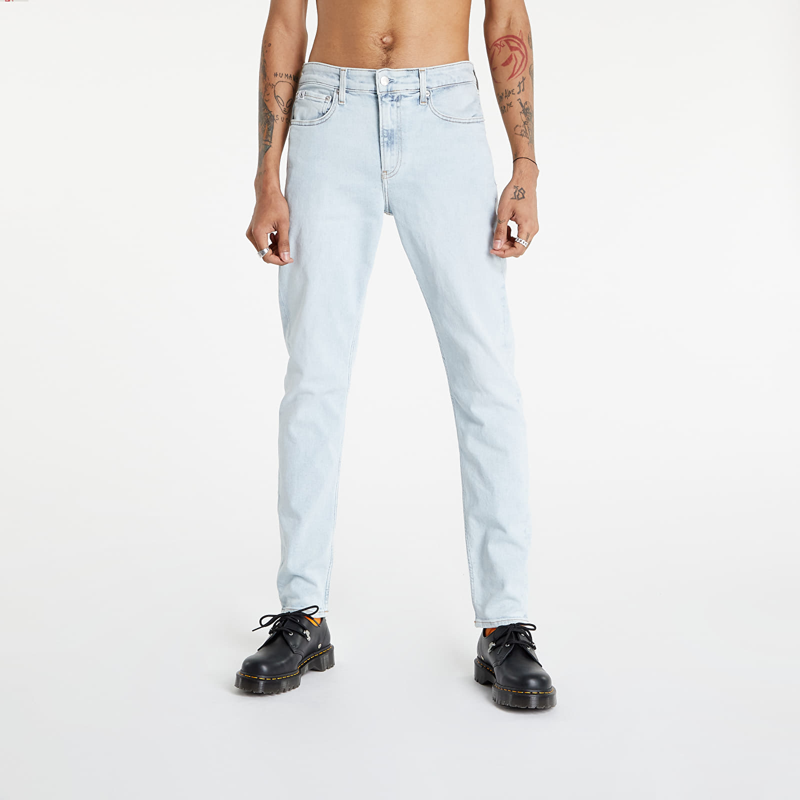 Pantalones Calvin Klein Jeans Slim Taper Jeans Denim Light