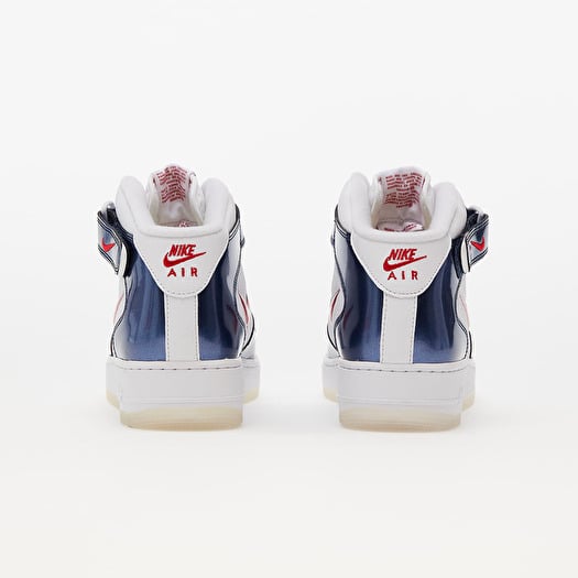 Red and navy air force 1 on sale