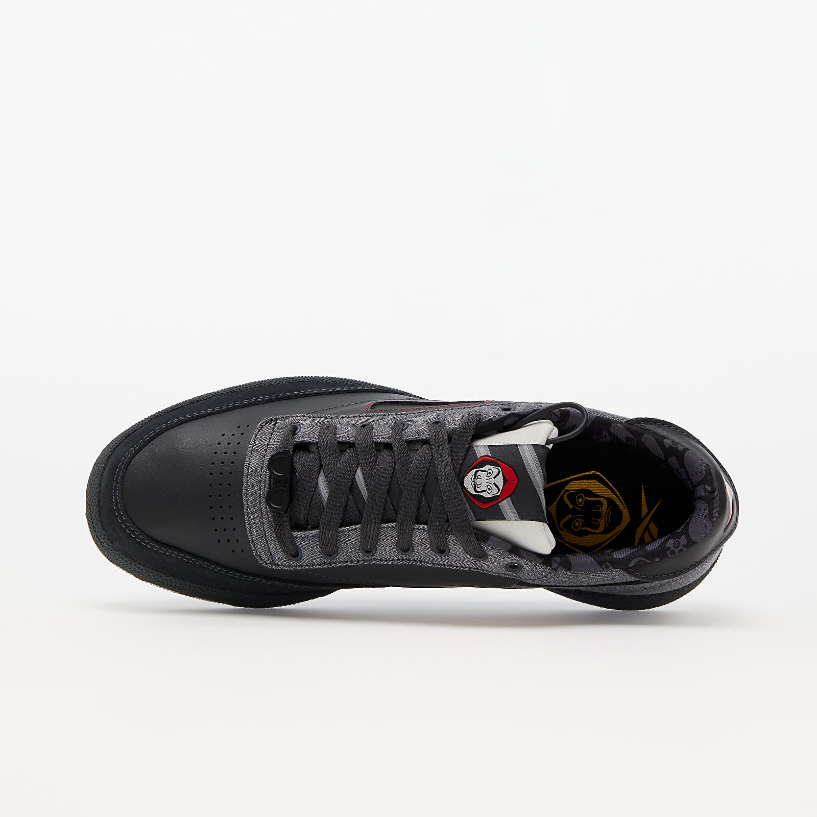 Men's shoes Reebok x La Casa De Papel Club C Gravel/ Nocturnal Grey/ Vector Red