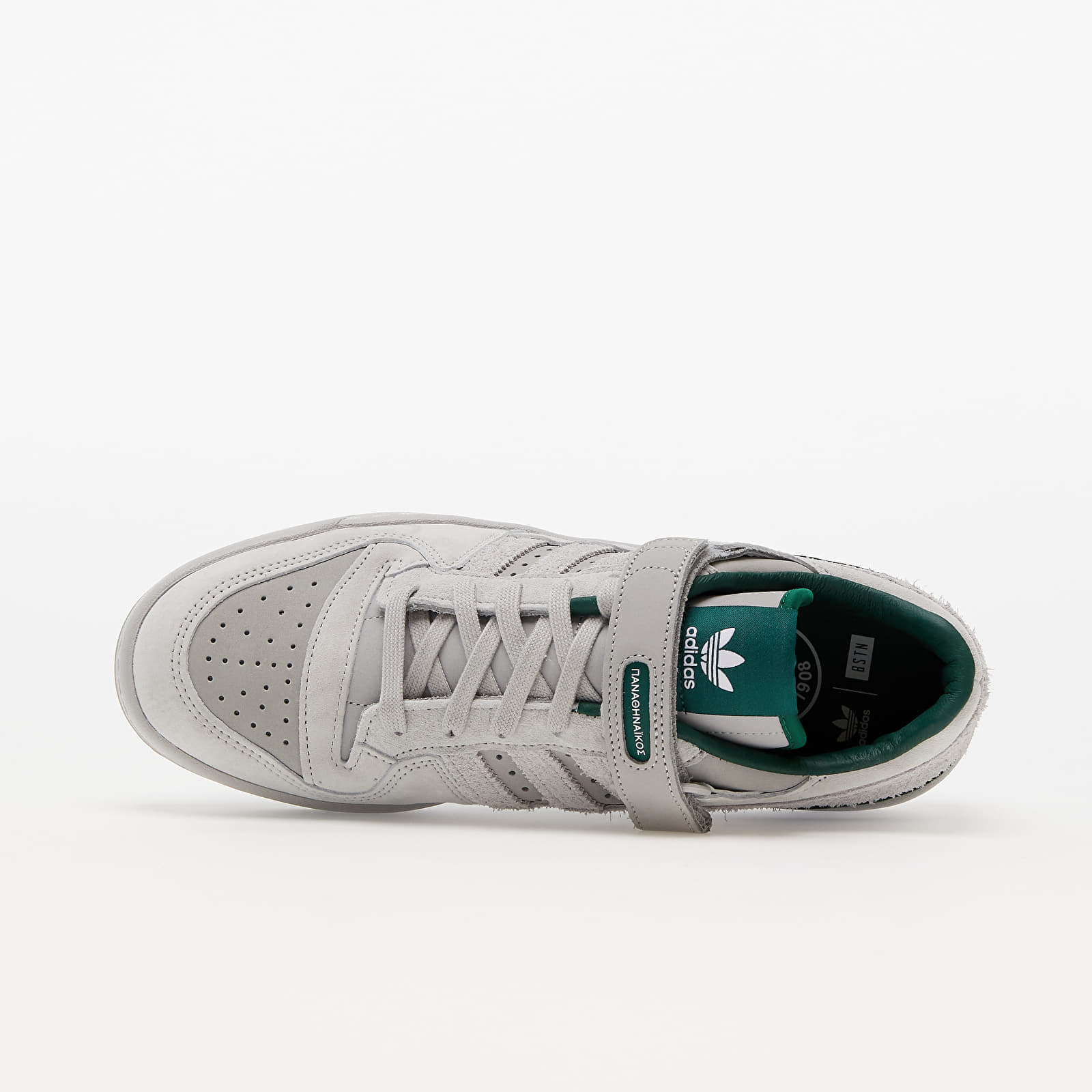 Men's shoes adidas x BSTN Forum 84 Low Grey Two/ Dark Green/ Ftwr White