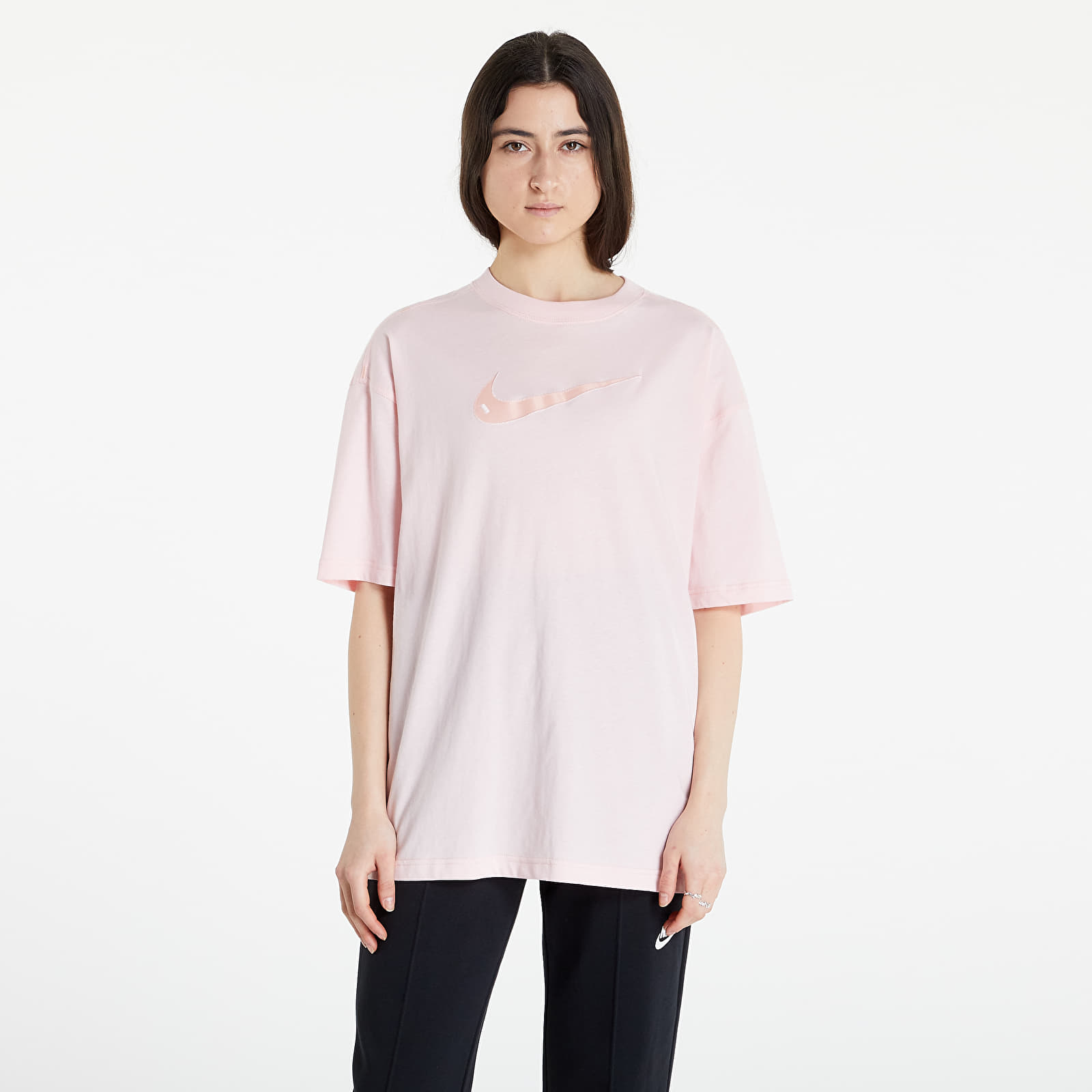 Tričká a košele Nike Sportswear Oversized Short Sleeve Top Atmosphere/ White/ White/ Arctic Orange