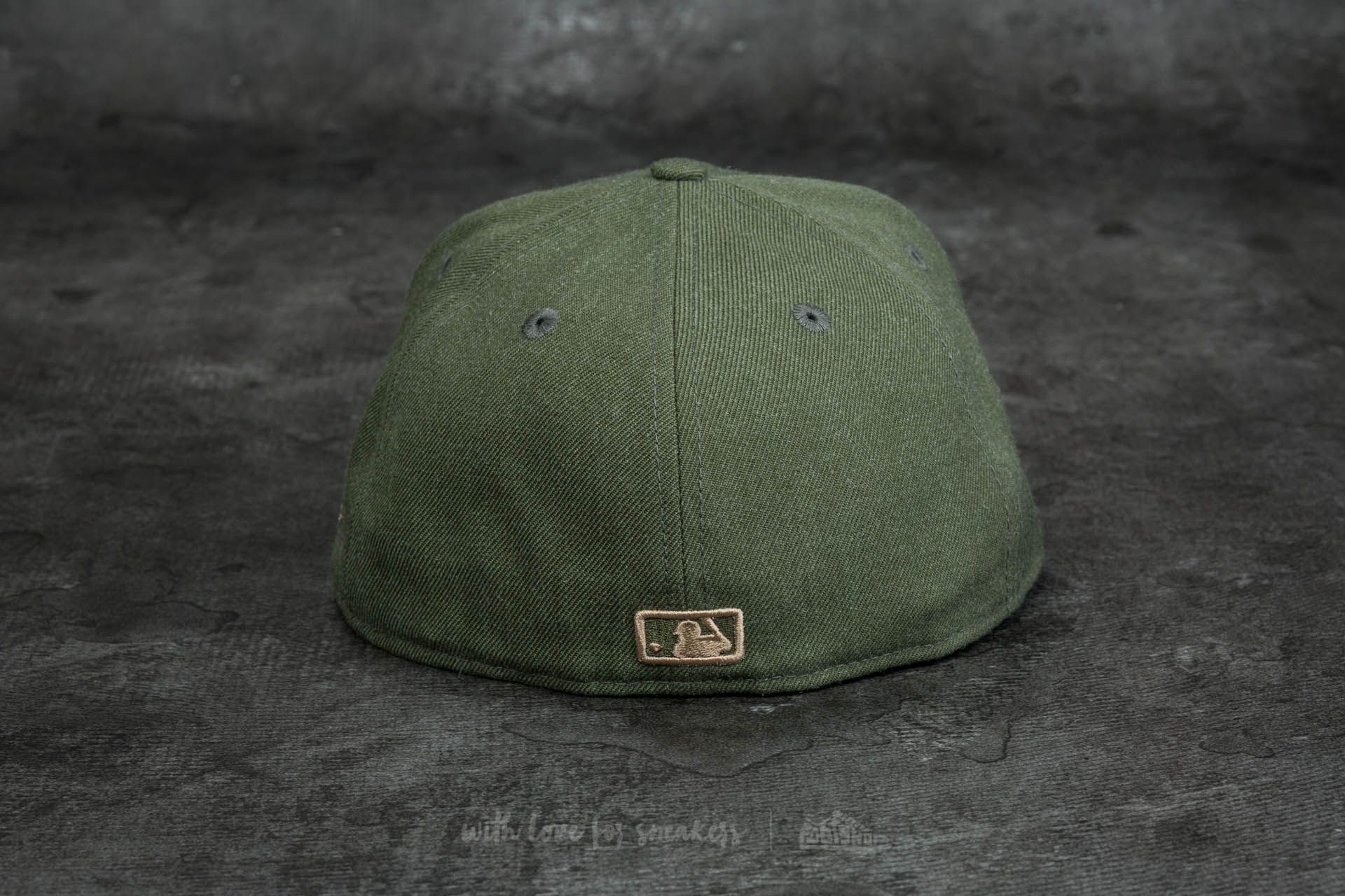 Caps New Era 59Fifty Major League Baseball Heather Contrast New York Yankees Cap Olive Green