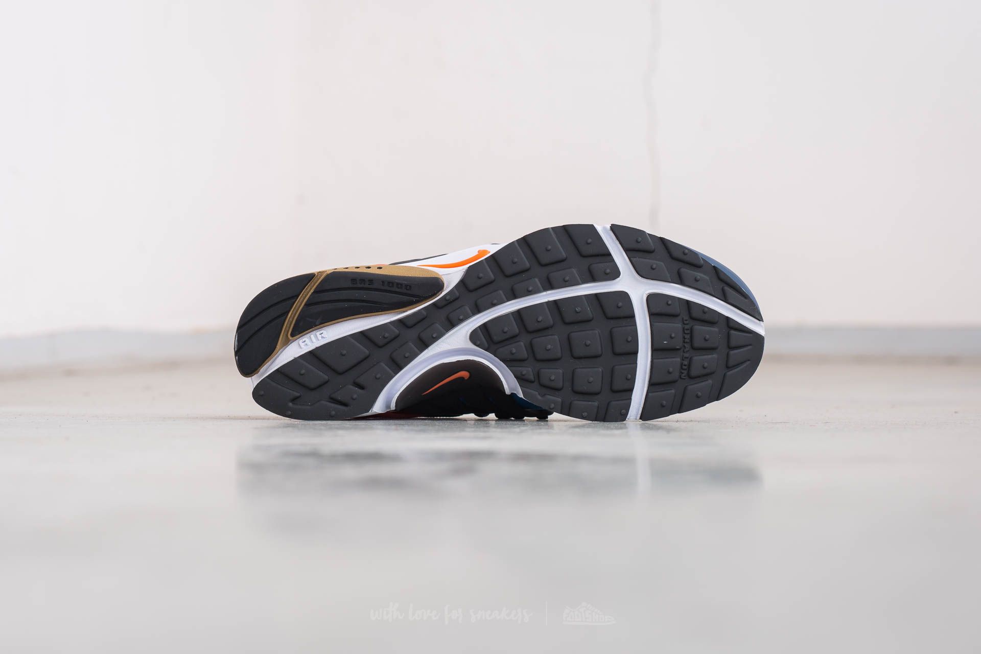 Men's shoes Nike Air Presto "Greedy" QS Star Blue/ Orange Blaze-Black