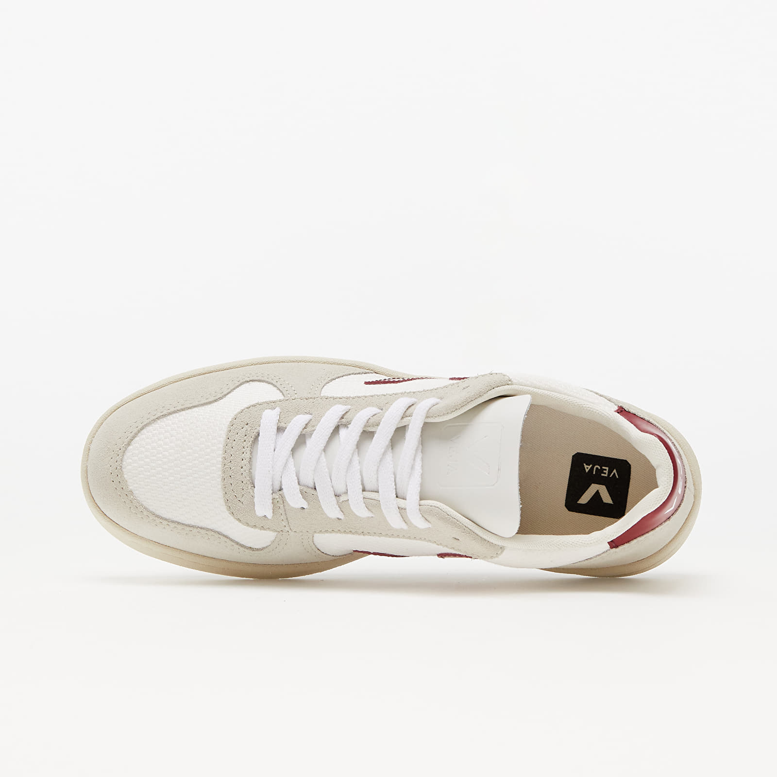 Zapatillas Hombre Veja V-10 B-Mesh White/ Red