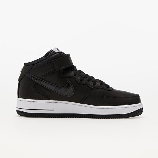 Nike x Stussy Air Force 1 07 Mid SP Black Black Black Footshop
