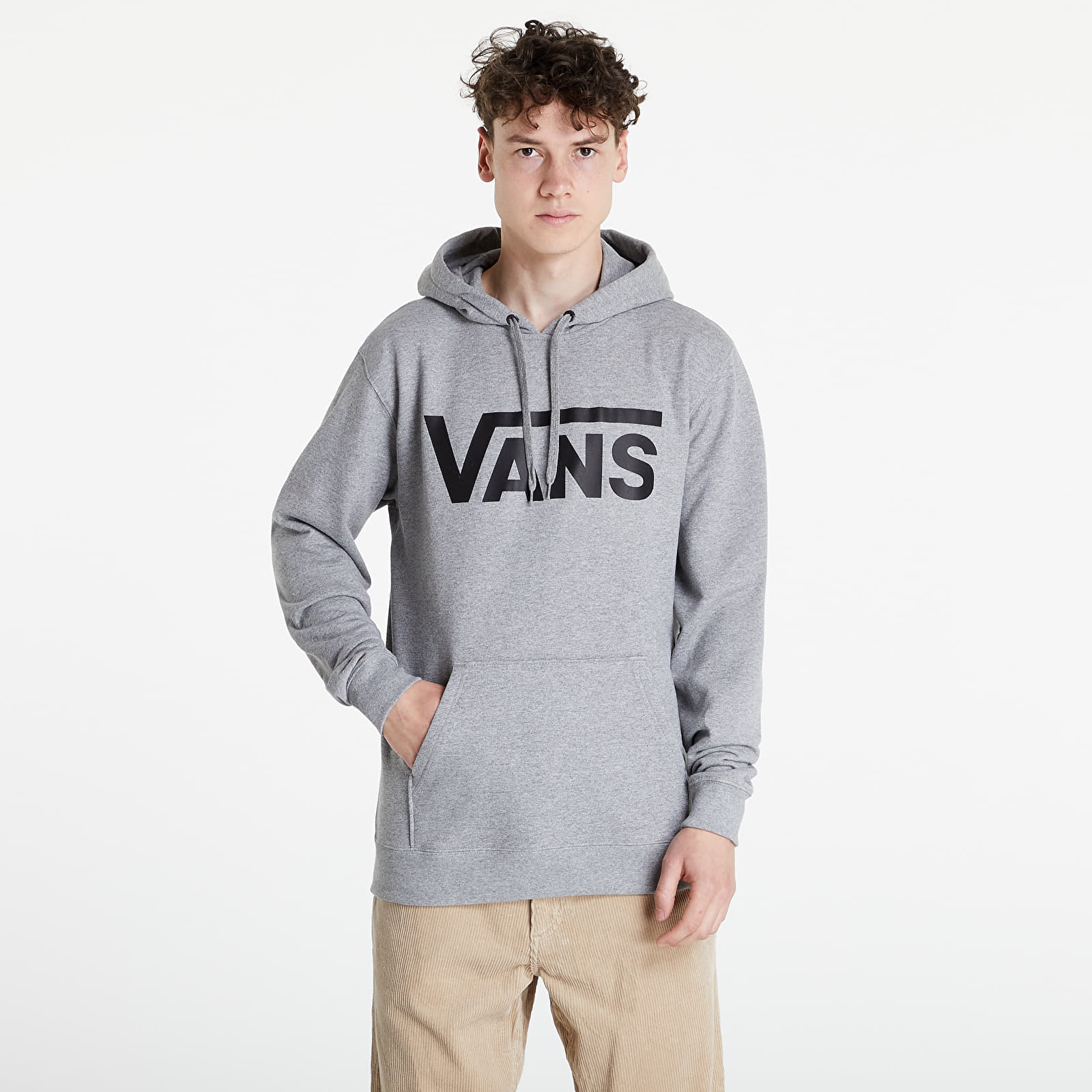 Sweatjacken und Sweatshirts Vans Classic Hoodie II Cement Heather/ Black