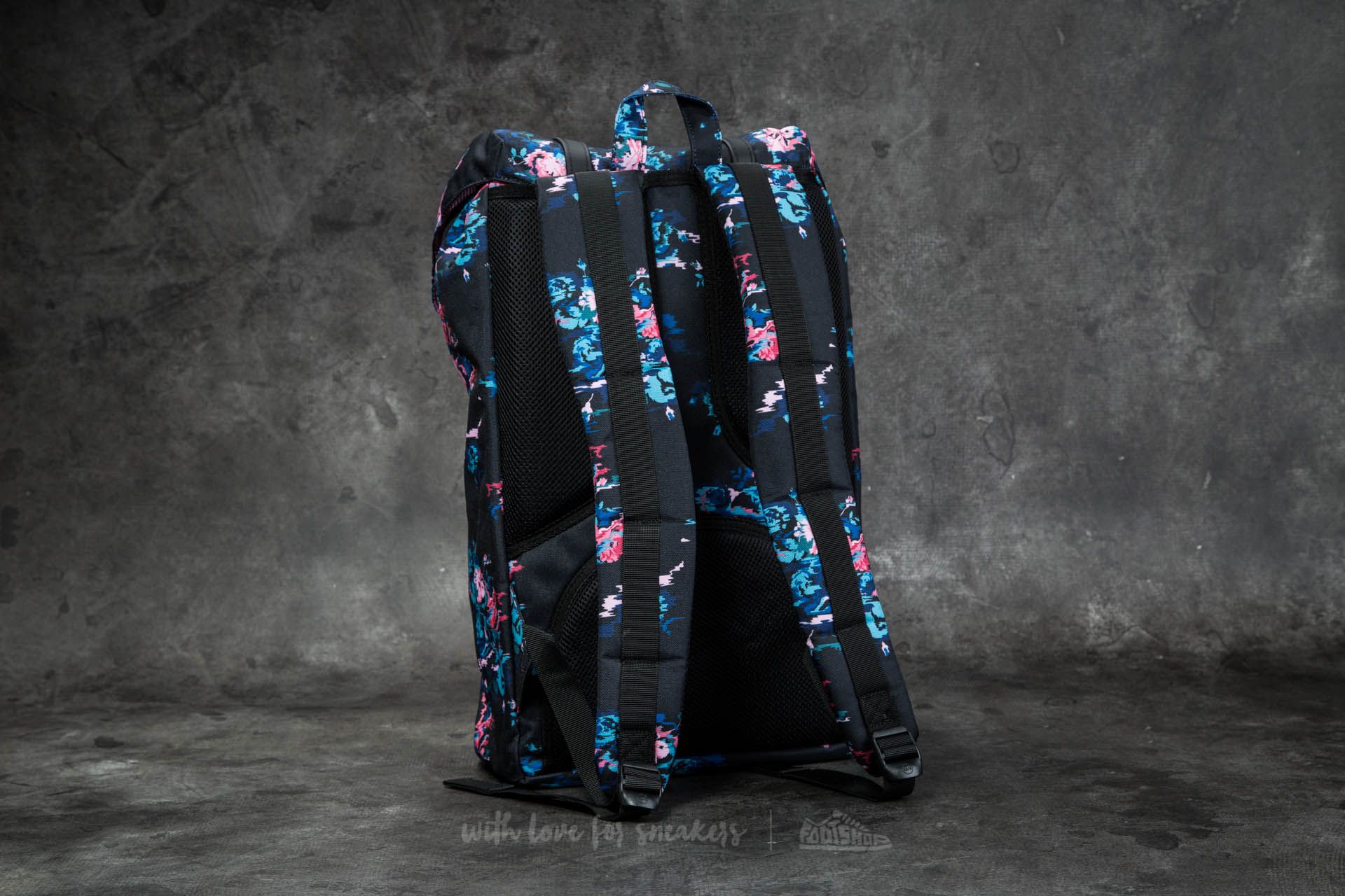 herschel backpack fish print Pop Quiz Lunch Box Little Front pocket with internal mesh organizers and key clip OUSIKA Coral Reef Fish Aquarium