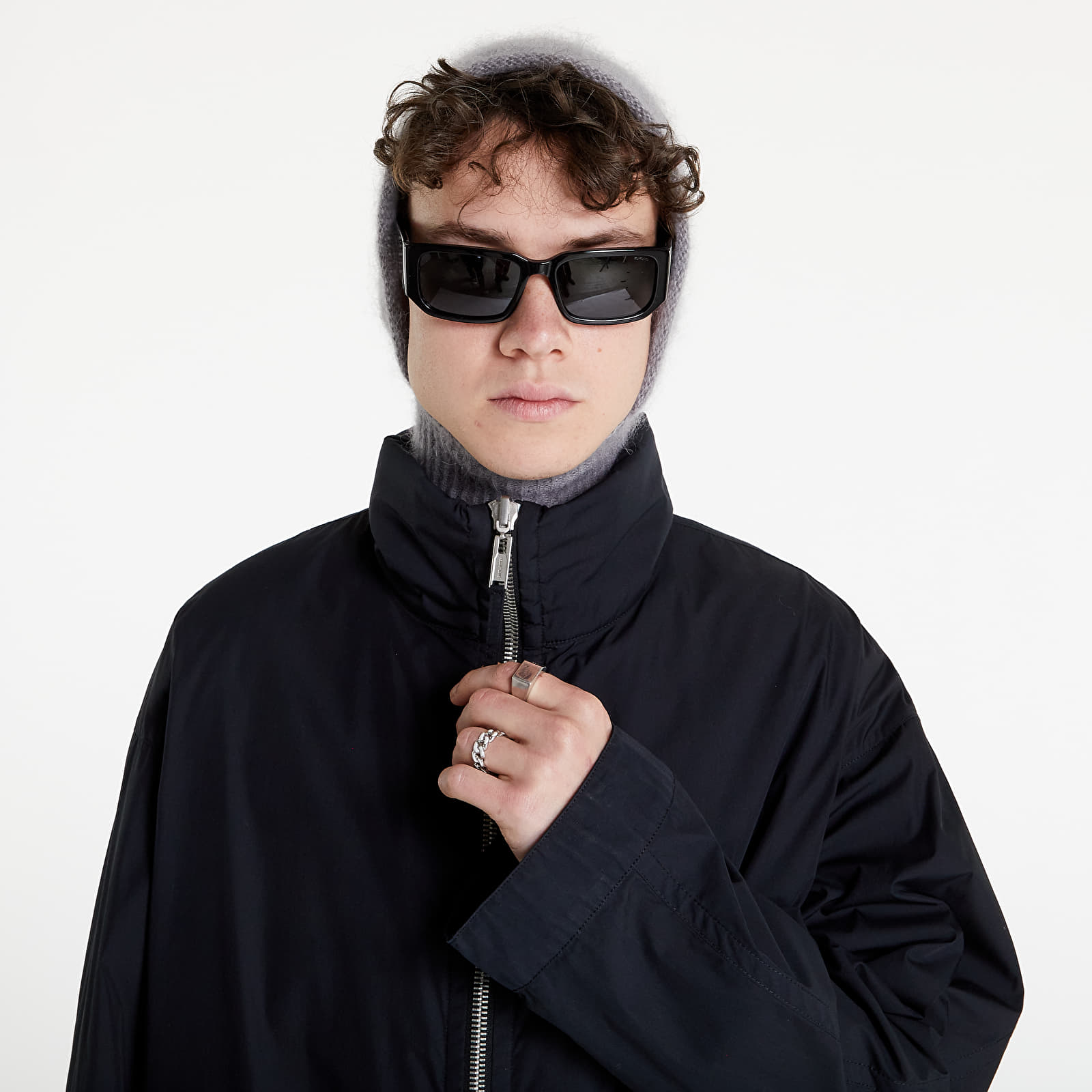 Geci și paltoane HELMUT LANG Coat Black/ White