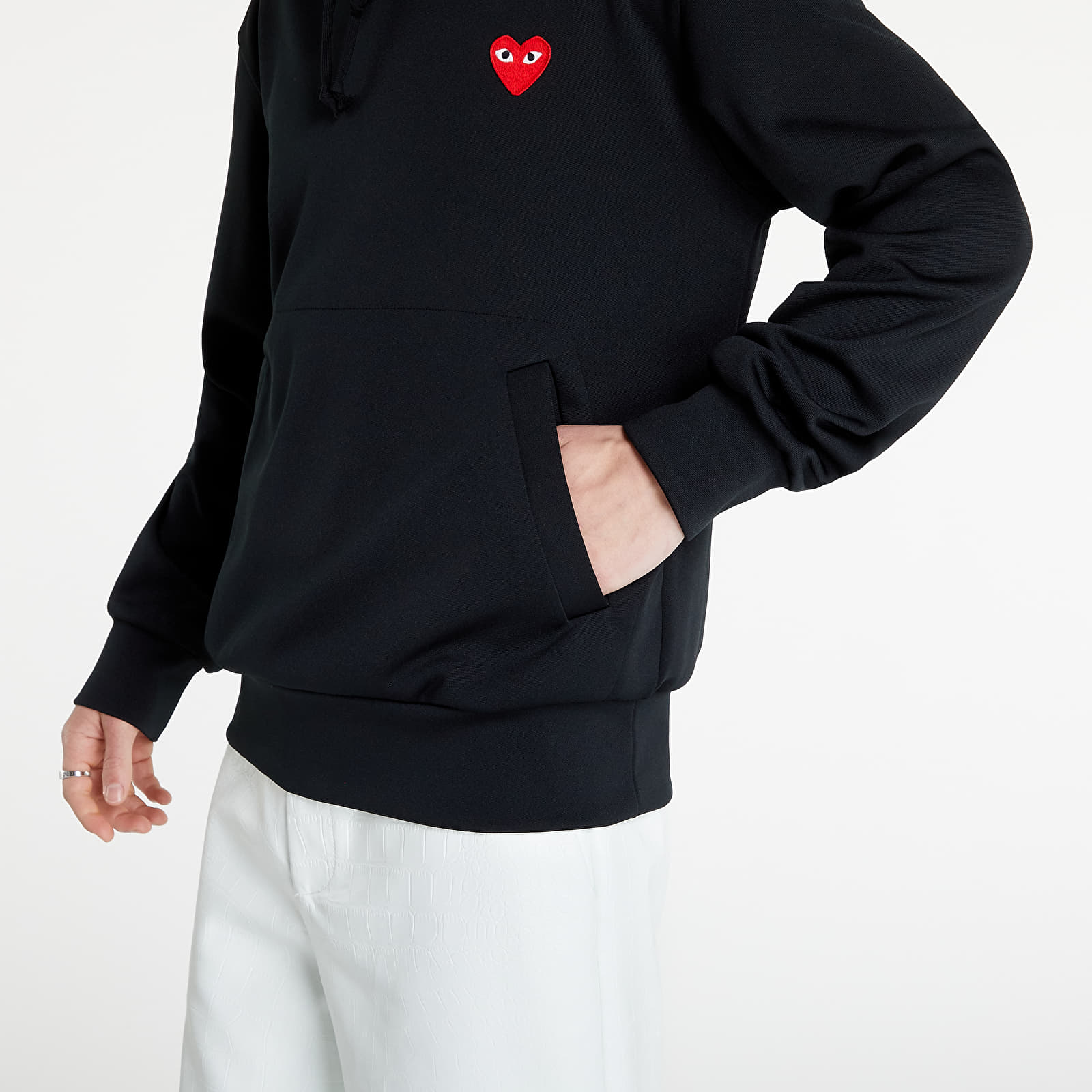 Mikiny Comme des Garçons PLAY Hoodie Black