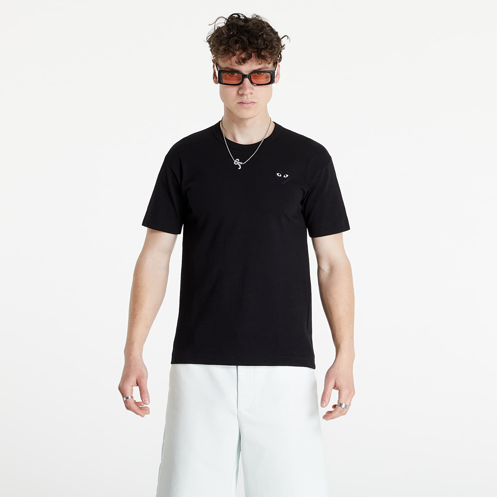 Trička Comme des Garçons PLAY Tee Black