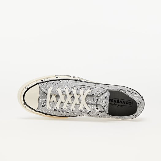 Converse low best sale uomo argento