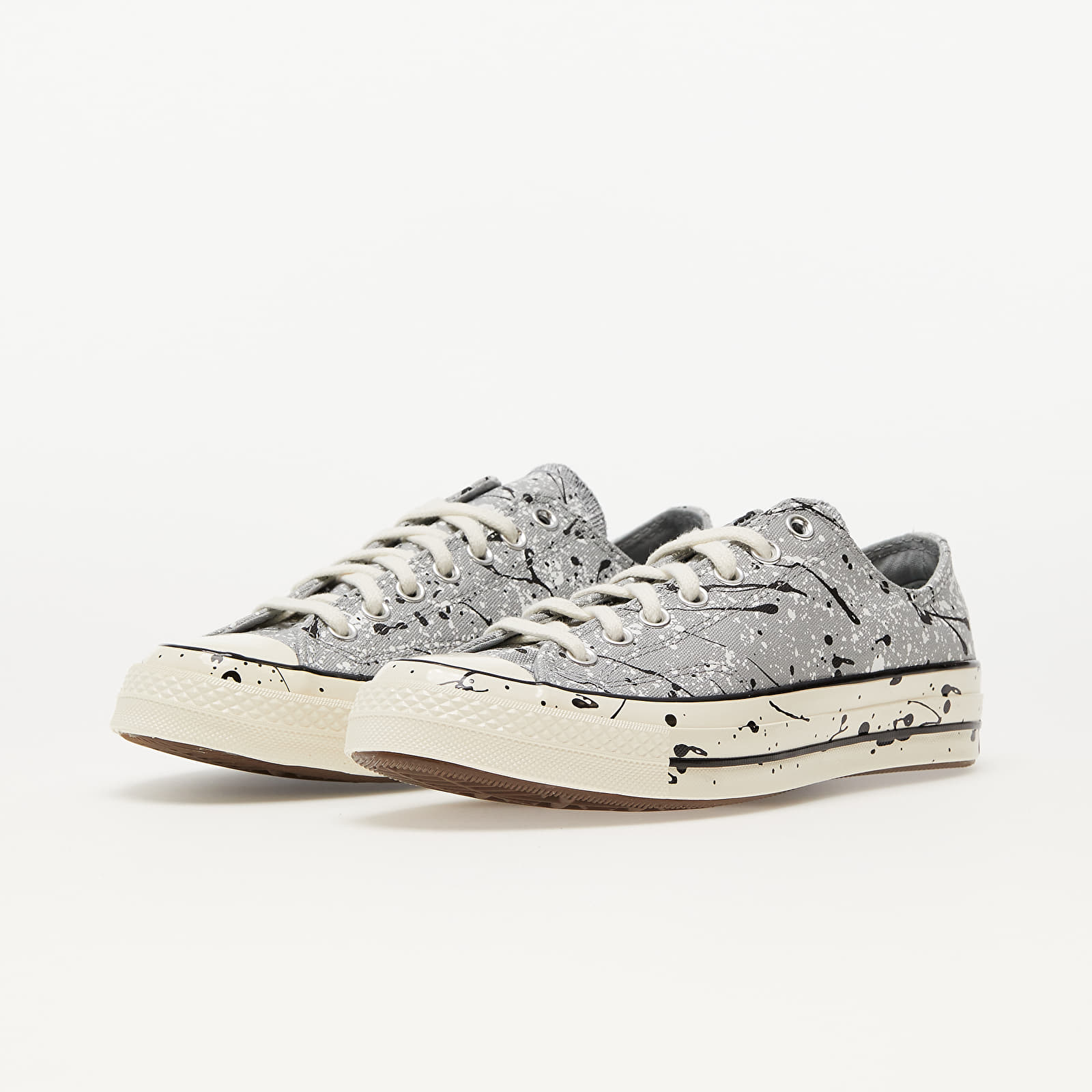 Herresko Converse Chuck 70 Paint Splatter Ash Stone/ Black/ White