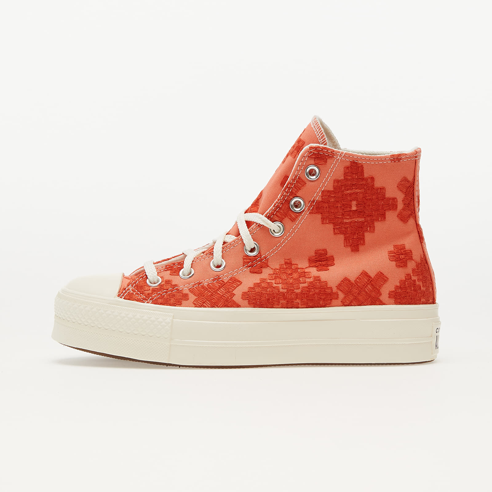 Converse platform orange sale