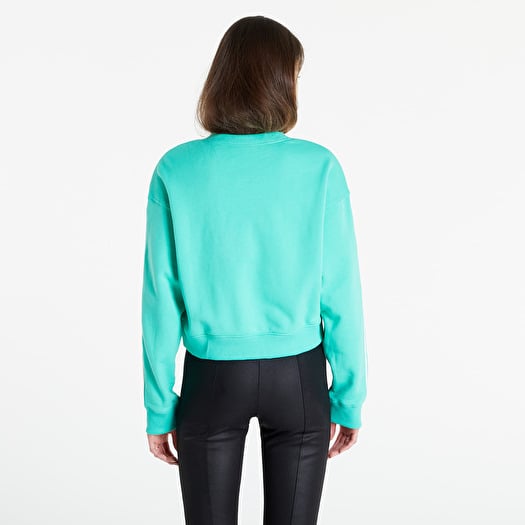Adidas mint green cropped hoodie new arrivals