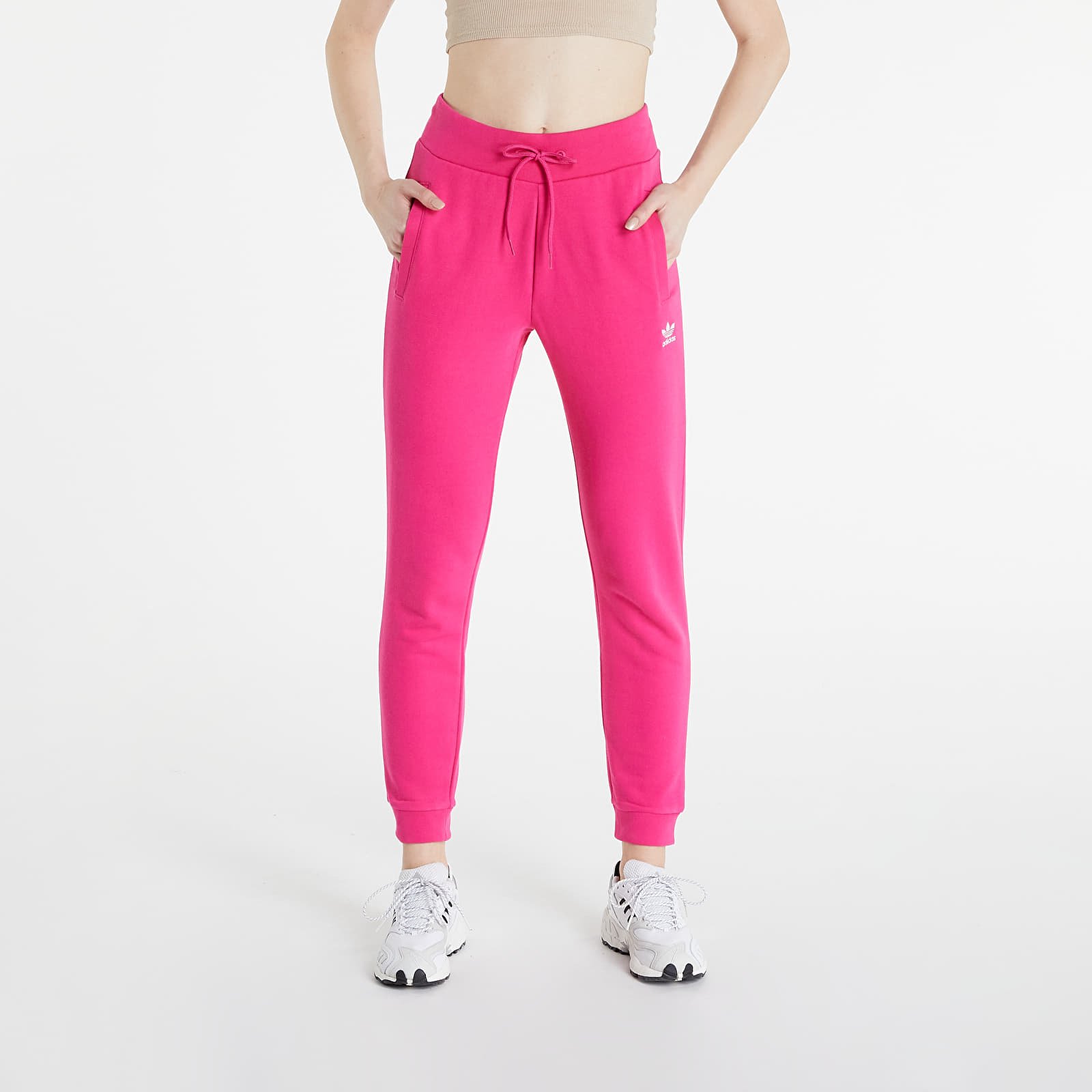 Džíny a kalhoty adidas Track Pant Real Magenta