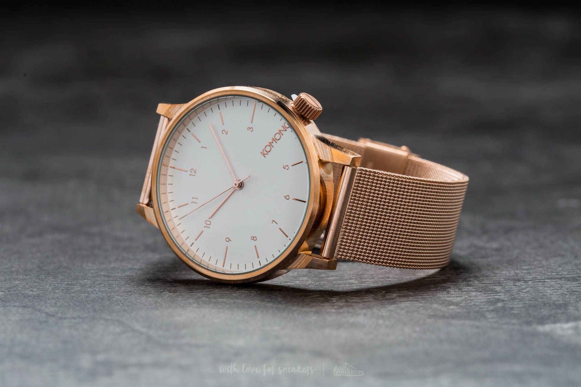 Watches Komono Winston Royale Rose Gold/ White (KOM-W2356) | Footshop