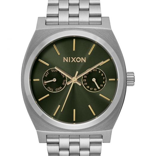 Watches Nixon Time Teller Deluxe Olive Sunray Footshop