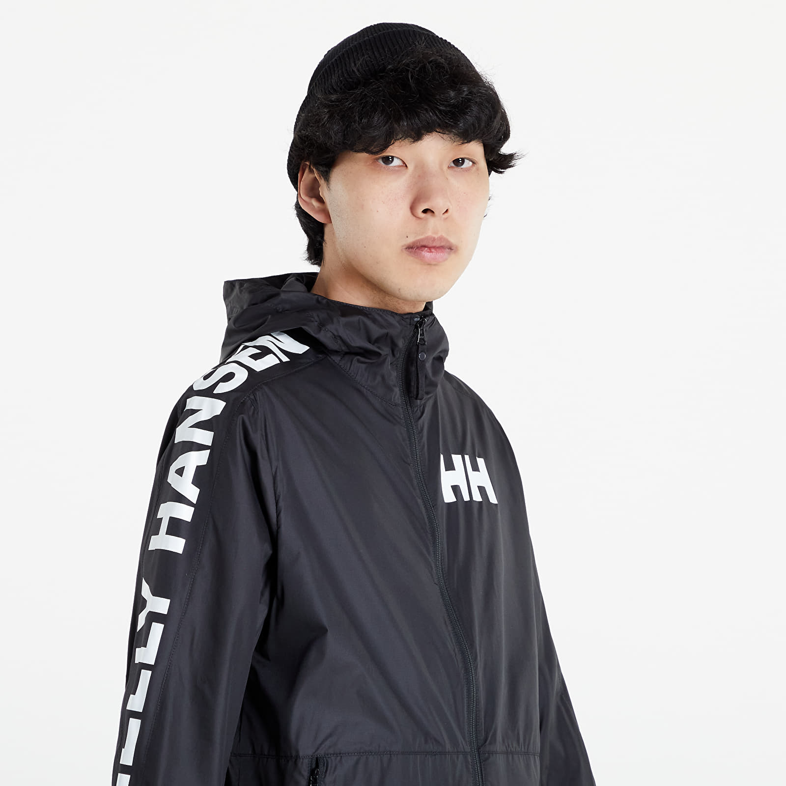 Jackets Helly Hansen Active Wind Jacket Black Footshop