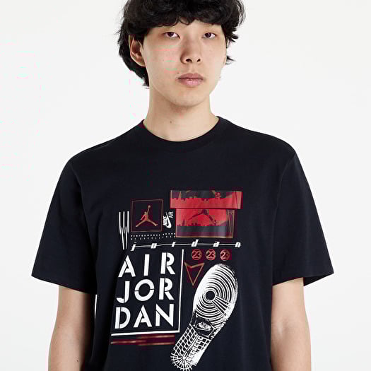T-shirts Jordan Brand Gfx Short Sleeve Crew T-Shirt Black Footshop