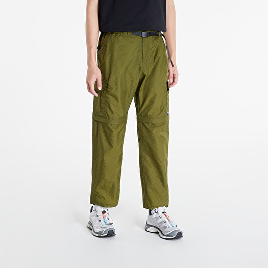 Green zipper hot sale pants