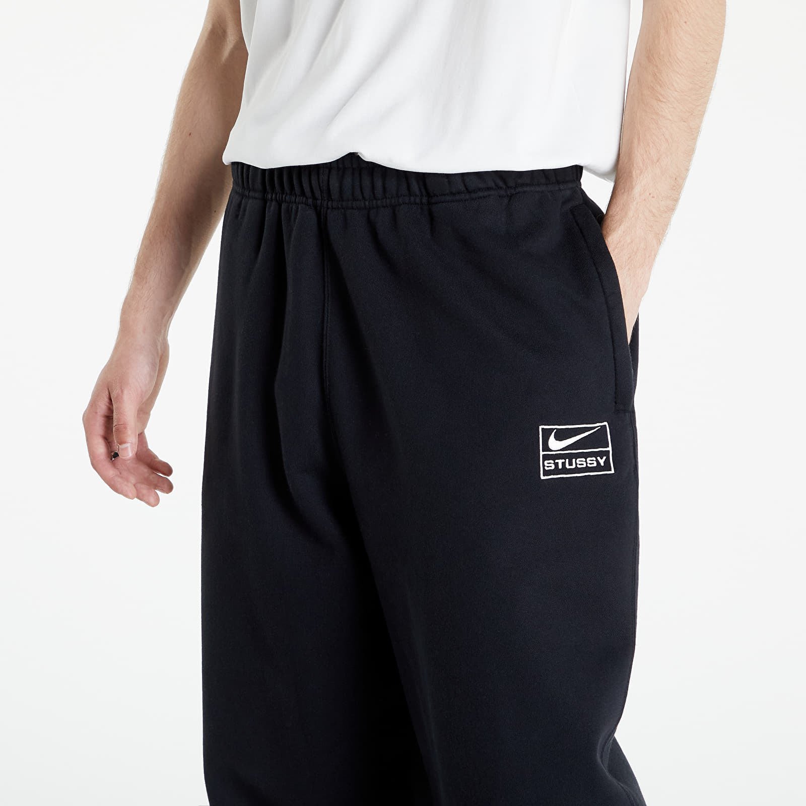 Pantaloni și blugi Nike x Stüssy Fleece Pant UNISEX Black
