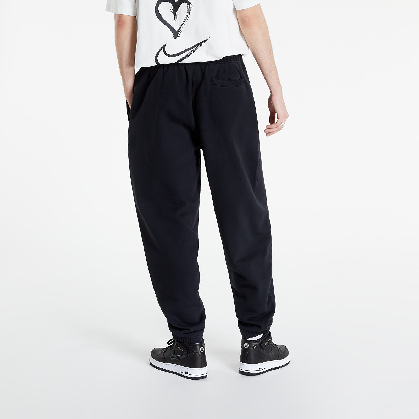 Pantaloni și blugi Nike x Stüssy Fleece Pant UNISEX Black